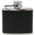 Boxed Gift Set Pen, Alcohol Flask and Keychain (Black Smooth Leather)