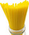 Made in USA Pack of 250 Unwrapped BPA-Free Plastic Slim Drinking Straws (Yellow - 10" X 0.21")