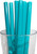 Made in USA Pack of 250 Unwrapped BPA-Free Plastic Smoothie & Boba Drinking Straws