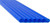 Made in USA Pack of 250 Unwrapped BPA-Free Plastic Slim Drinking Straws (Blue - 10" X 0.21")