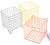 S8137 | Set of 3 Square Metal Wire Coffee Pod Holder Baskets