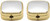 Brushed | Set of 2 Square-Shaped Pill Boxes With 2 Compartments