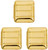 Vertical Bar Pattern | Set of 3 Double Sided Compact Mirror