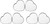 Set of 3 Slim Heart-Shaped Double Sided Magnifying Compact Mirrors