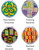 Round | Set of 3 Double Sided Compact Mirror With Insert