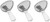 Handheld Compact Mirror | Set of 3 Double Sided With Reflective Finish