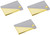 Set of 3 Slim Metal Business Card Case Holders