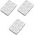 Rectangular Bubble Pattern | Set of 3 Double Sided Compact Mirror