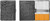 Set of 2 Metal-Plated 100s Ultra Compact Cigarette Case & Stash Box