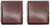 Buffalo Leather | Set of 2 Metal-Plated 84mm Cigarette Case