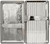 Set of 2 Metal-Plated 120s Cigarette Case & Stash Box