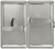 Set of 2 Metal-Plated 120s Cigarette Case & Stash Box
