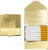 Vertical Line Pattern | Set of 2 Metal-Plated Ultra Compact 84mm Cigarette Case
