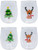S8241 CHSMAS | Set of 4 Christmas Themed 12 oz Drinking Glasses