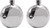 Set of 2 Round Stainless Steel Pocket Hip Flasks