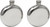 5oz Reflective Silver | Set of 2 Round Stainless Steel Pocket Hip Flasks