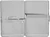 Silver Oval | Metal-Plated Compact 100mm Cigarette Case