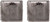 Victorian Floral Pattern | Set of 2 Metal-Plated 84mm Cigarette Case