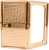 Loop Pattern | Set of 2 Metal-Plated 120s Compact Cigarette Case With Built-in Mirror