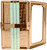 Loop Pattern | Set of 2 Metal-Plated 120s Compact Cigarette Case With Built-in Mirror