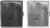 Diagonal Stripe Pattern | Set of 2 Metal-Plated 100mm Cigarette Case