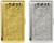 Victorian Print | Set of 2 Metal-Plated 120mm Cigarette Case