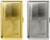 Square Pattern | Set of 2 Metal-Plated 120mm Cigarette Case