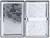 Silver Victorian | Set of 2 Metal-Plated Ultra Compact 84mm Cigarette Case