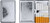 Silver Victorian | Set of 2 Metal-Plated Ultra Compact 84mm Cigarette Case