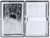 Silver Victoria Print | Set of 2 Metal-Plated Ultra Compact 84mm Cigarette Case