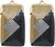 M985 | 4mm Metallic Mesh 84mm | Set of 2 Cigarette Purse