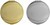 Round Compact Mirror | Set of 3 Double Sided With Brushed Metal Finish