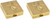 Gold Angel | Set of 2 Square-Shaped Pill Boxes With 1 Compartment