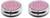 Gemstones | Set of 2 Round Pill Boxes With 3 Compartments