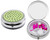 Gemstones | Set of 2 Round Pill Boxes With 3 Compartments