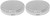 Silver Border Print | Set of 2 Oval-Shaped Pill Boxes With 2 Compartments