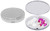 Silver Border Print | Set of 2 Oval-Shaped Pill Boxes With 2 Compartments