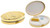 Gold Arrows | Set of 2 Oval-Shaped Pill Boxes With 2 Compartments