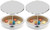 Drops | Set of 2 Oval-Shaped Pill Boxes With 2 Compartments
