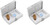 Envelope | Set of 2 Rectangular-shaped Pill Boxes With 2 Compartments