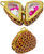 Crocodile | Set of 2 Ceramic Purse-Shaped Compact Pill Boxes With 1 Compartment
