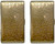Large Victorian | Set of 2 Weekly (7-Day) Metal Pill Box Organizer