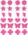 12 pairs of Disposable Nipple Cover Pasties