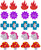 12 pairs of Disposable Nipple Cover Pasties