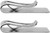 Shiny Reflective | Set of 2 Chrome-Plated Stainless Steel Money Clips