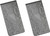 Victorian Scroll | Set of 2 Chrome-Plated Stainless Steel Money Clips