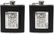 6oz King of Hearts | Set of 2 Stainless Steel Pocket Hip Flasks Wrapped in Faux Leather