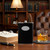 8oz Smooth Black | Set of 2 Stainless Steel Pocket Hip Flasks Wrapped in Faux Leather