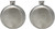 5oz Brushed Silver | Set of 2 Round Stainless Steel Pocket Hip Flasks