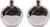 5oz Diamond Silver | Set of 2 Round Stainless Steel Pocket Hip Flasks